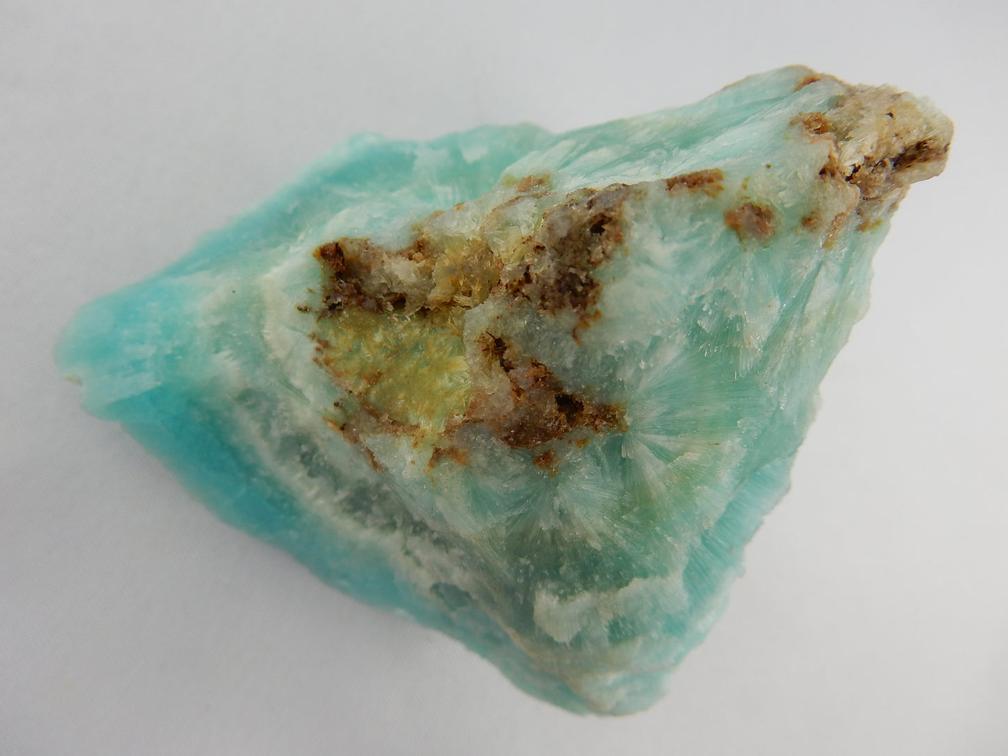 Aragonite amazingly blue