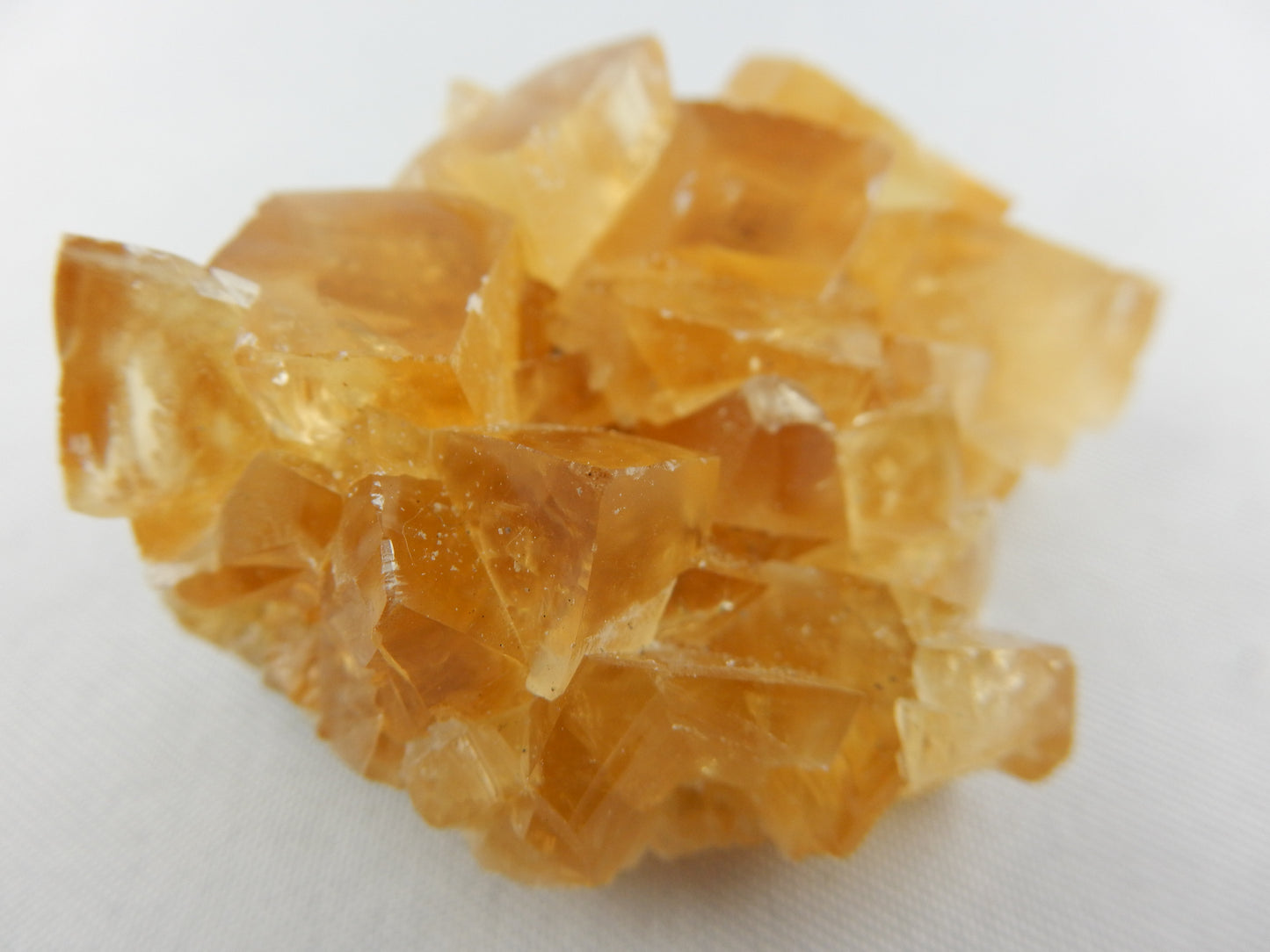 Calcite Golden Cubes