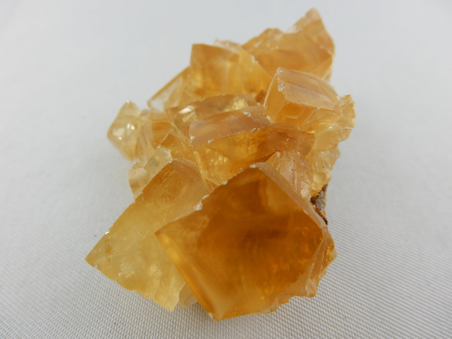 Calcite Golden Cubes