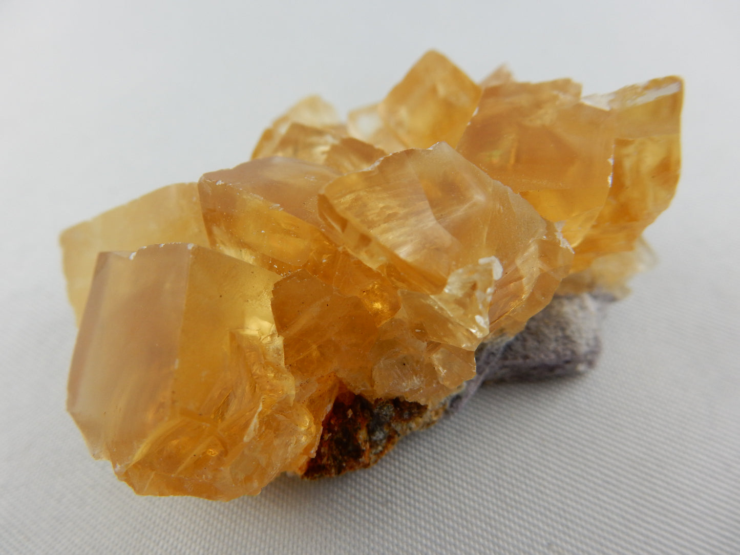 Calcite Golden Cubes