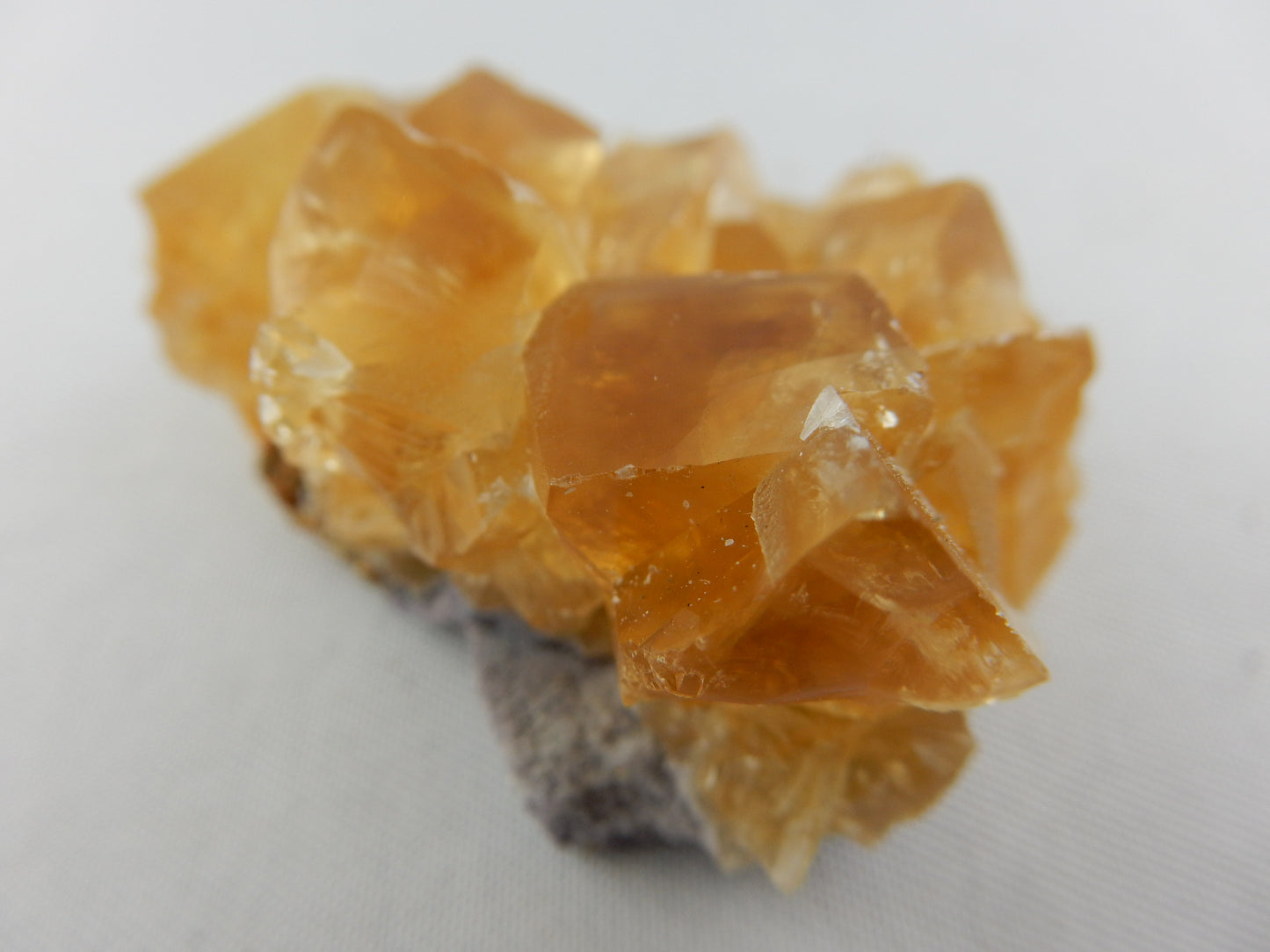 Calcite Golden Cubes