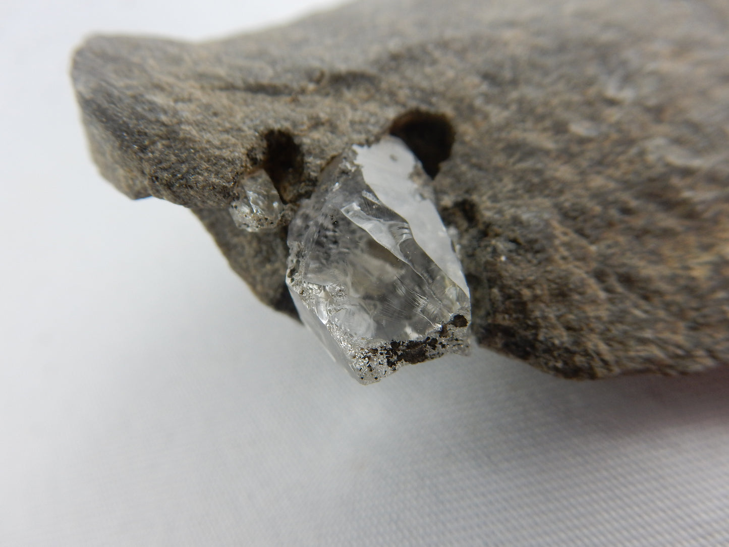 Herkimer Diamond on Matrix