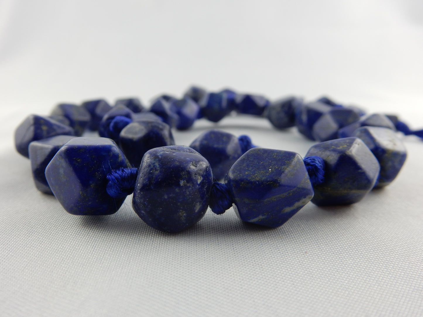 Lapis Lazuli Beads Geometrical