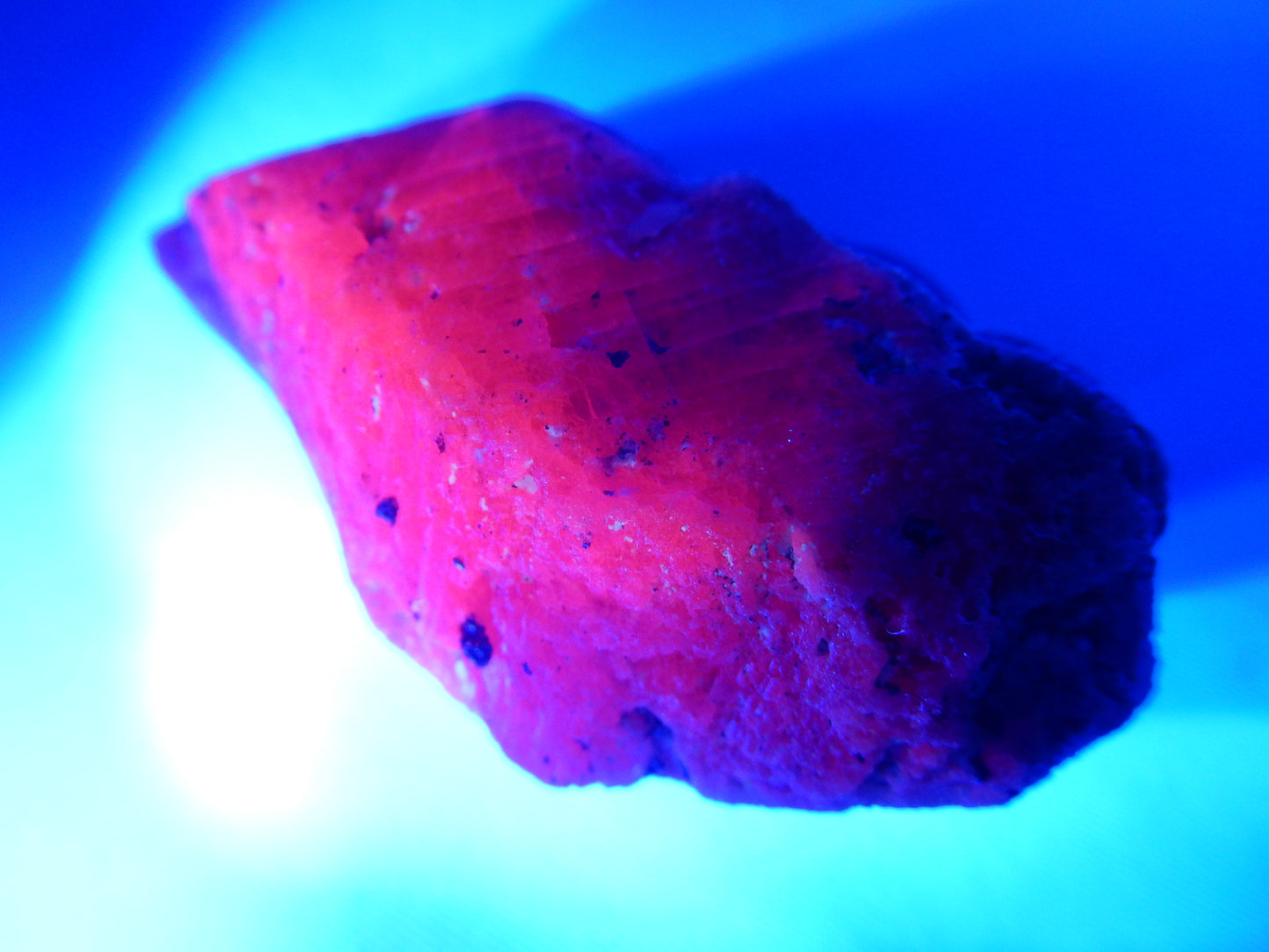 Ruby Crystal - big with intense UV