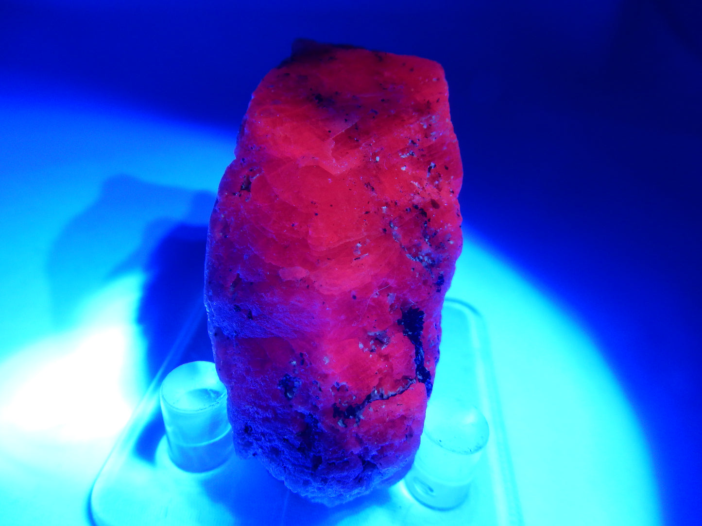 Ruby Crystal - big with intense UV