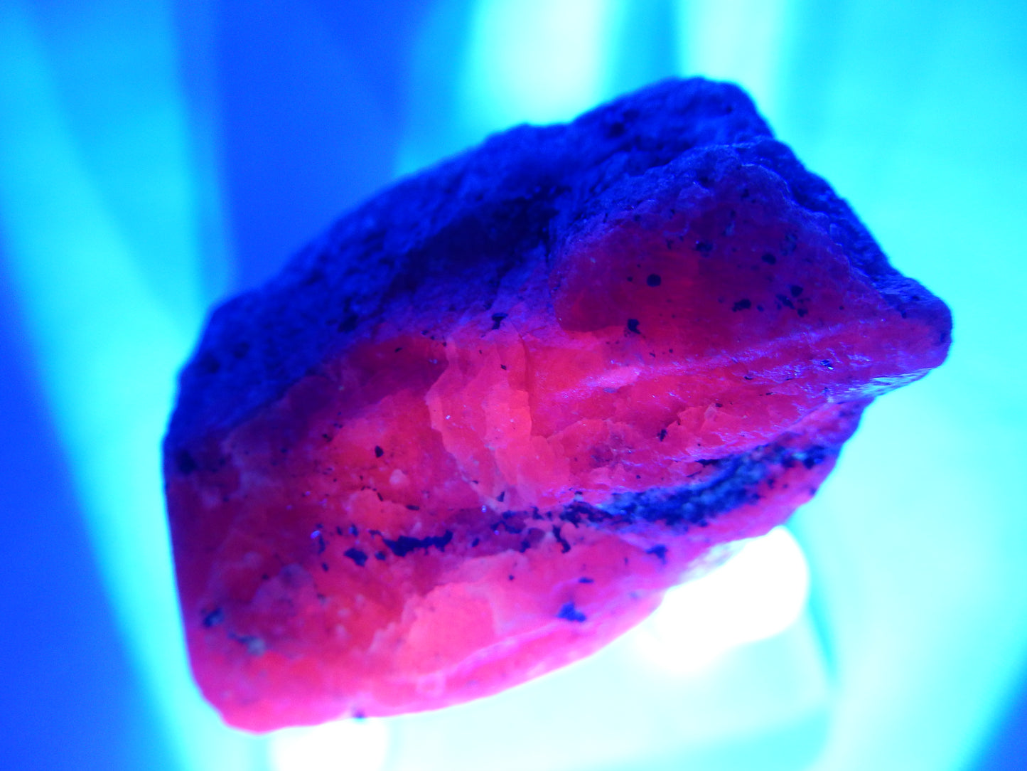 Ruby Crystal - big with intense UV