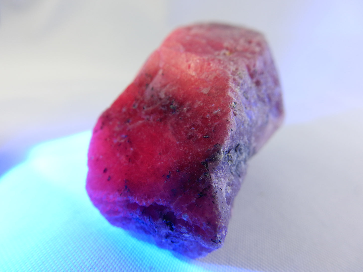 Ruby Crystal - big with intense UV