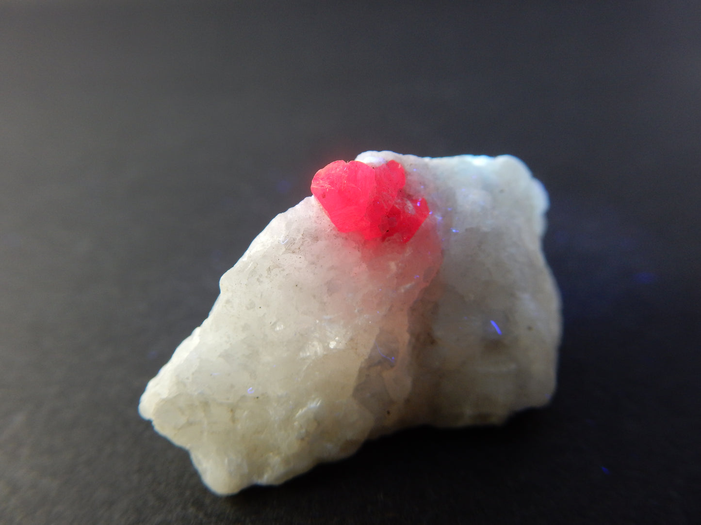 Spinel on Marble