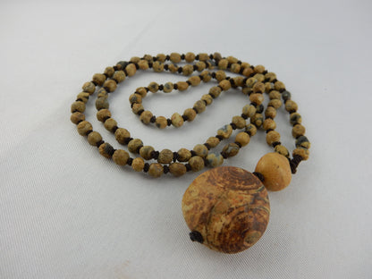 Gobi Agate Necklace (L 58cm)