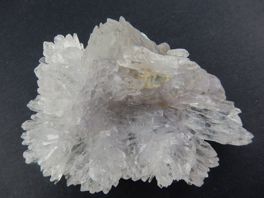 formed in the "lava tubes" of Amethyst caves, often attached as separate flowers of amethyst