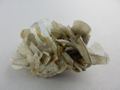 Aquamarine on Muscovite