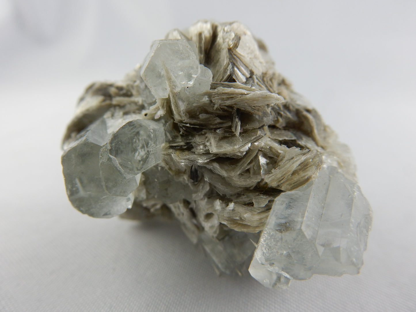 Aquamarine - multiple Crystals on Matrix