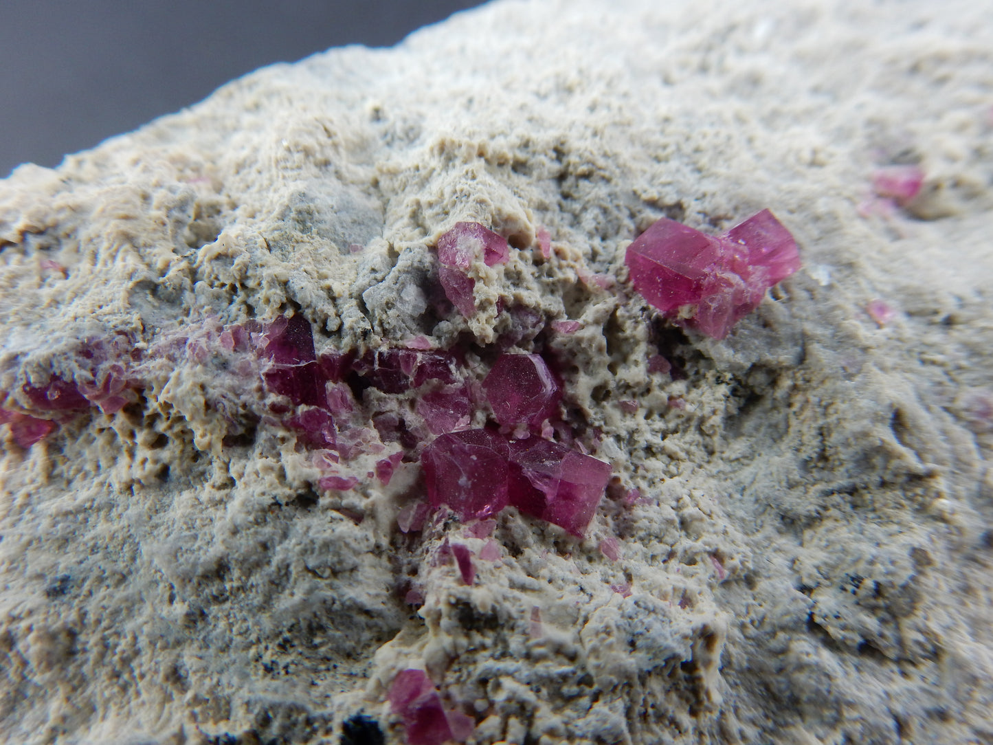 Beryl - Rare Red with Hematite