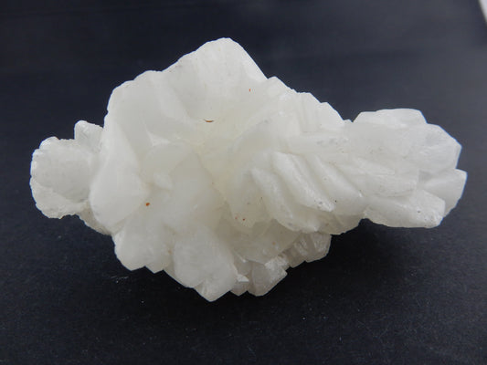 Perfect terminated plate of snowy-white calcite