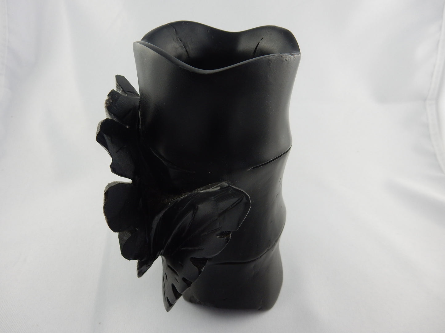 Chrysanthemum Stone Vase - Natural!