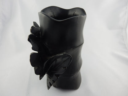 Chrysanthemum Stone Vase - Natural!