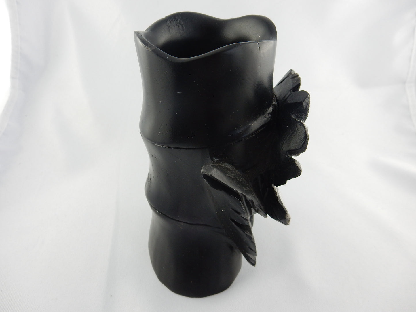 Chrysanthemum Stone Vase - Natural!