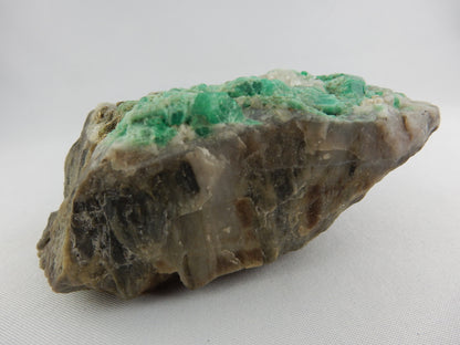 Emerald with Calcite and Pyrite
