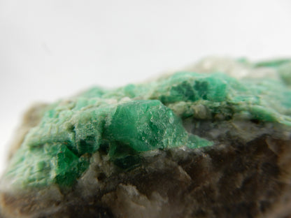 Emerald with Calcite and Pyrite