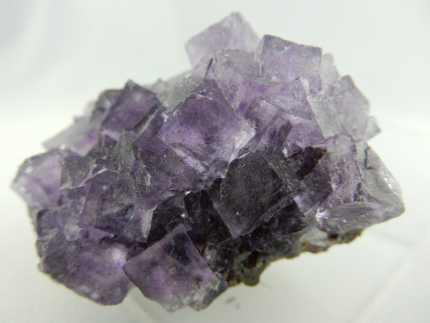 Fluorite on Sphalerite - a classic combination from world-famous Elmwood Mine - running out, only as specimens now