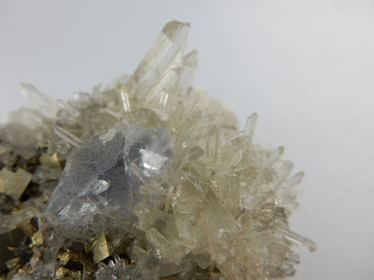 Fluorite, Pyrite and "Needle" Quartz