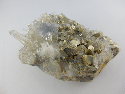 Fluorite, Pyrite and "Needle" Quartz