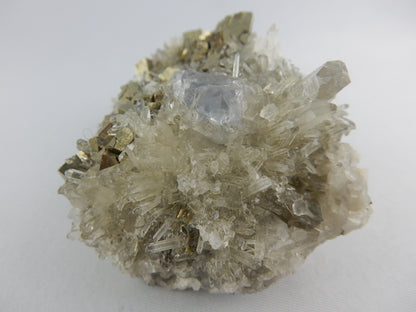 Fluorite, Pyrite and "Needle" Quartz