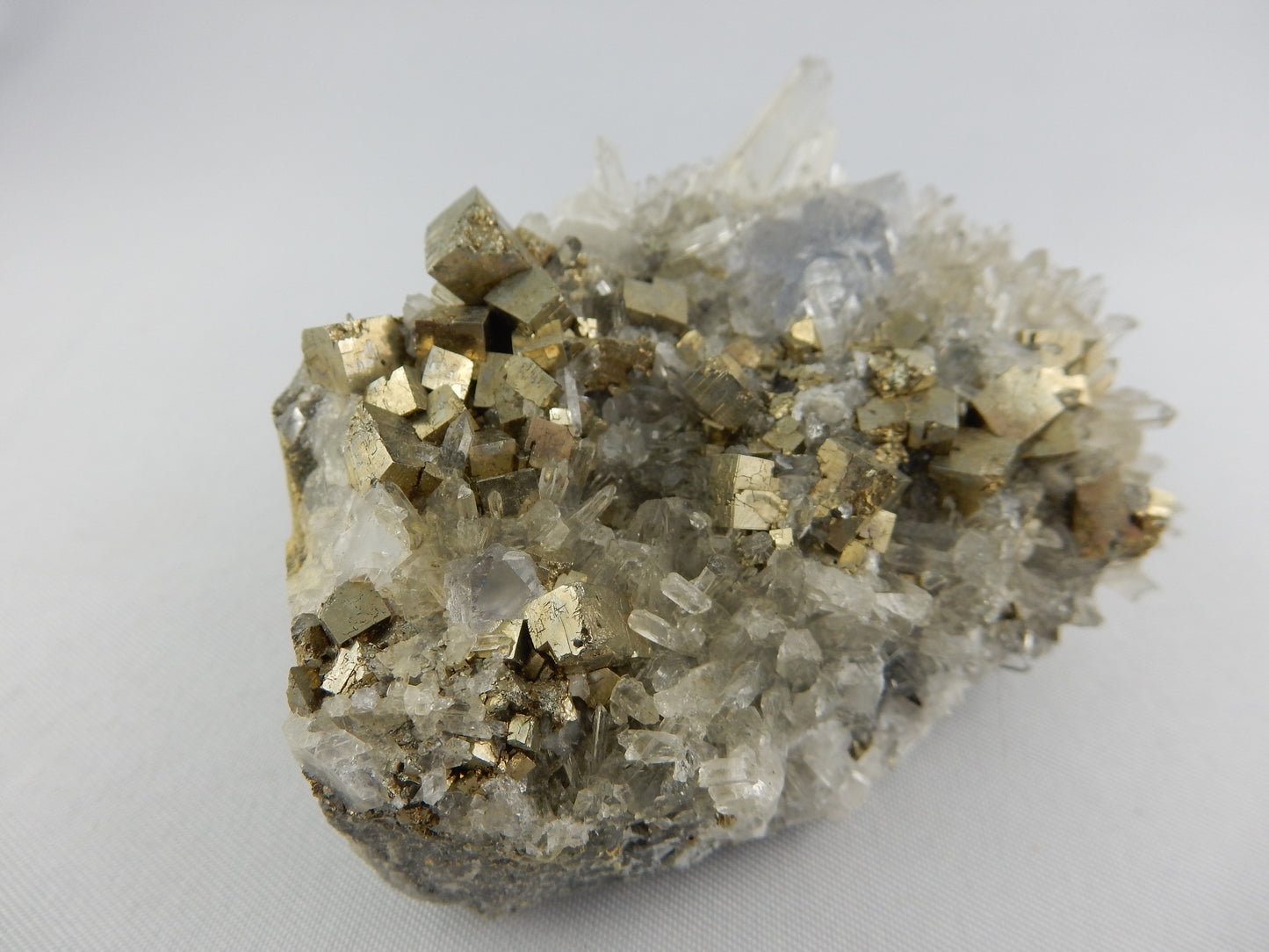 Fluorite, Pyrite and "Needle" Quartz