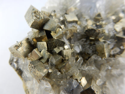 Fluorite, Pyrite and "Needle" Quartz