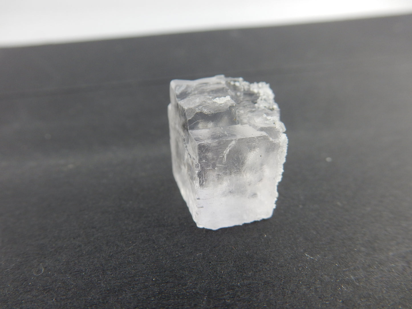 Absolute water/ice clear cube of fluorite from only locality with such - Dalnegorsk Russia