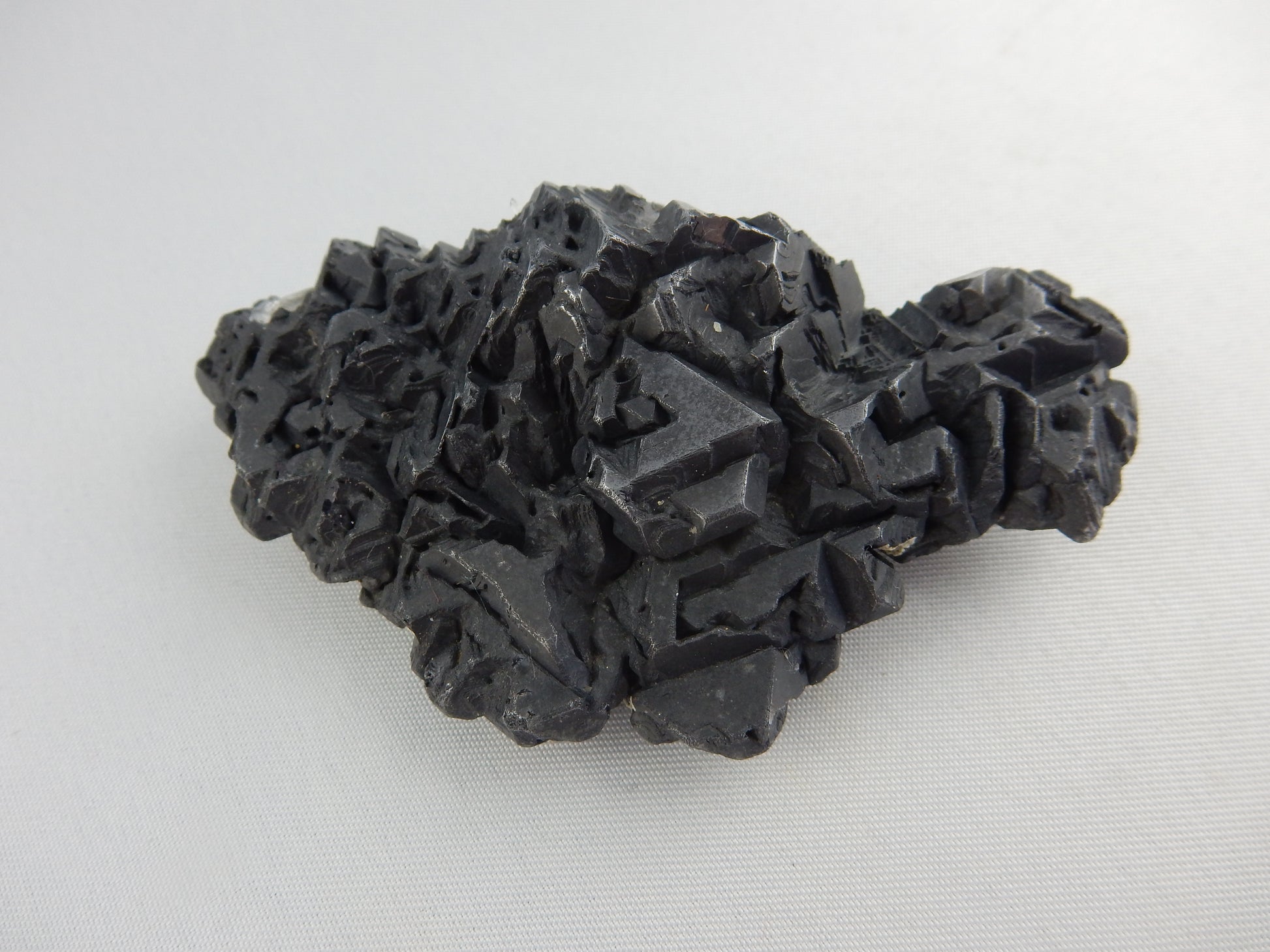 Nice heavy solid plate of cubic-octahedral crystals