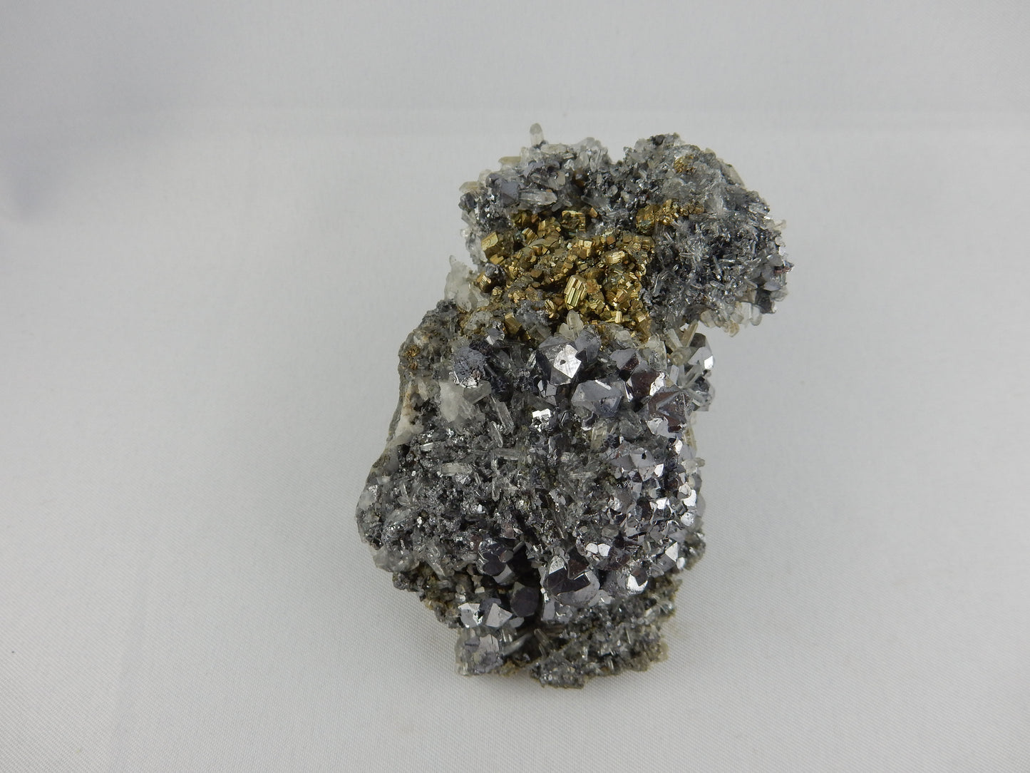 Bulgaria has the best sulfide specimens anywhere! - and at a great cost...this one classic combo and nicely presented doe collection