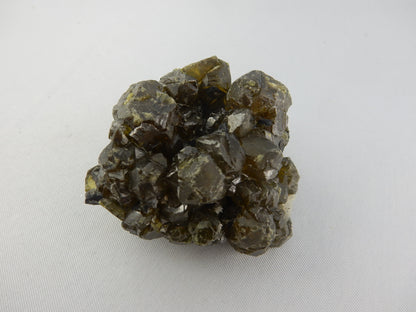 Gemmy terminated gemmy apple green "floater" cluster of demontoid var. of Andradite Garnet. ex. J.Culberson collection