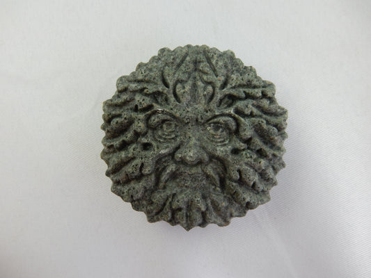 Powerful Stonehenge bluestone - intricate carving green man - in Merlin's stone!!!