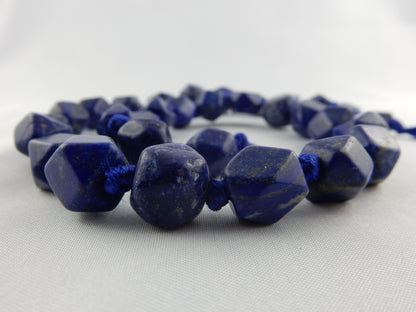 Lapis Lazuli Beads Geometrical