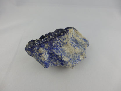 Lazurite on Calcite with Pyrite