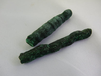 Deep green Malachite in typical stalactite formations