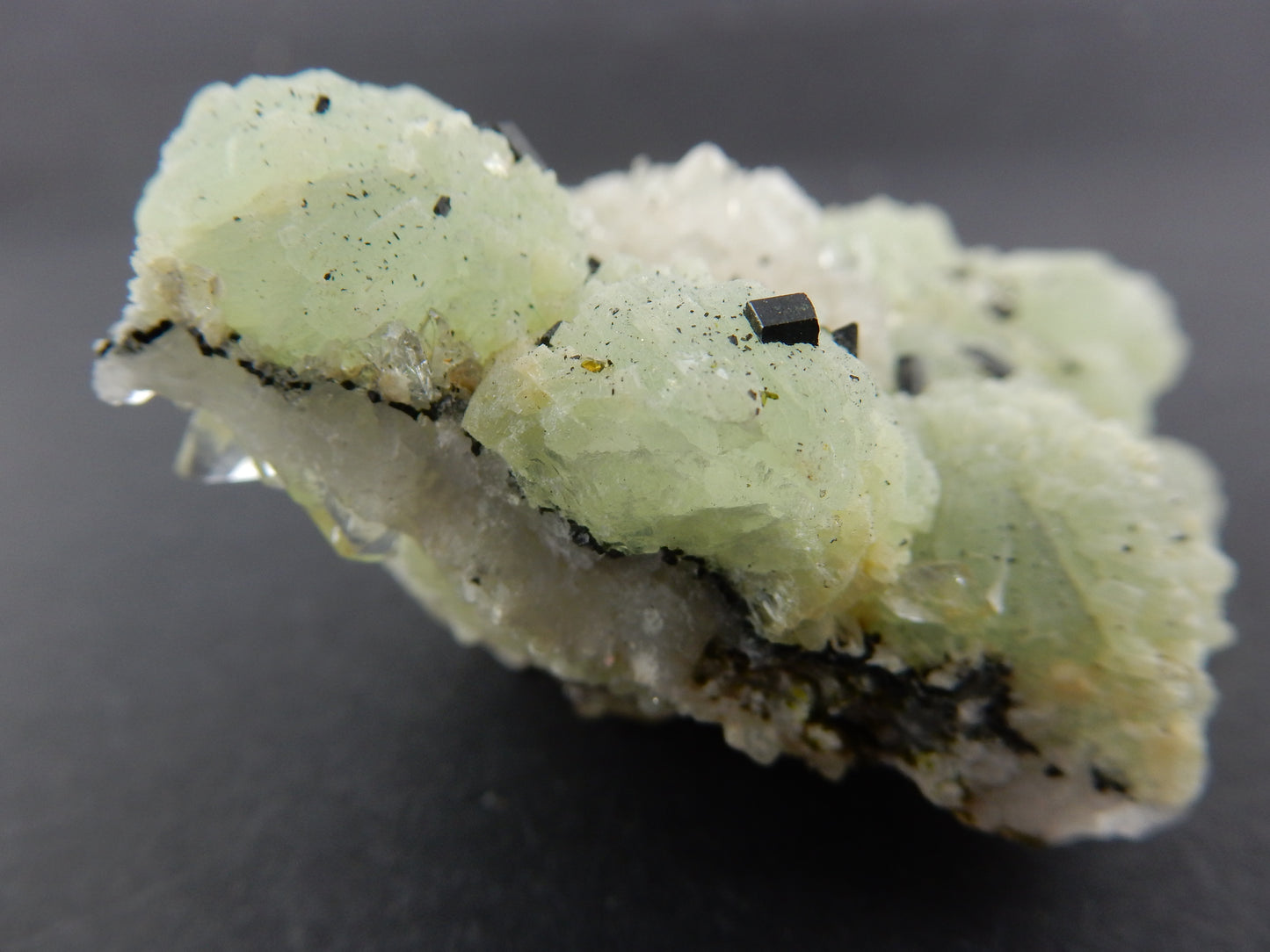 Prehnite with Babingtonite