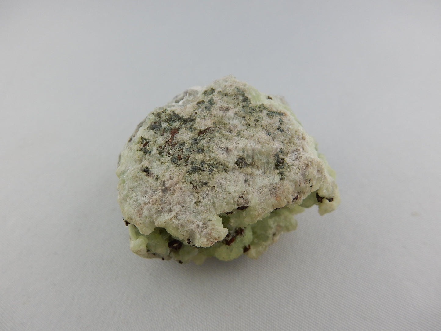 Prehnite and Copper Crystals