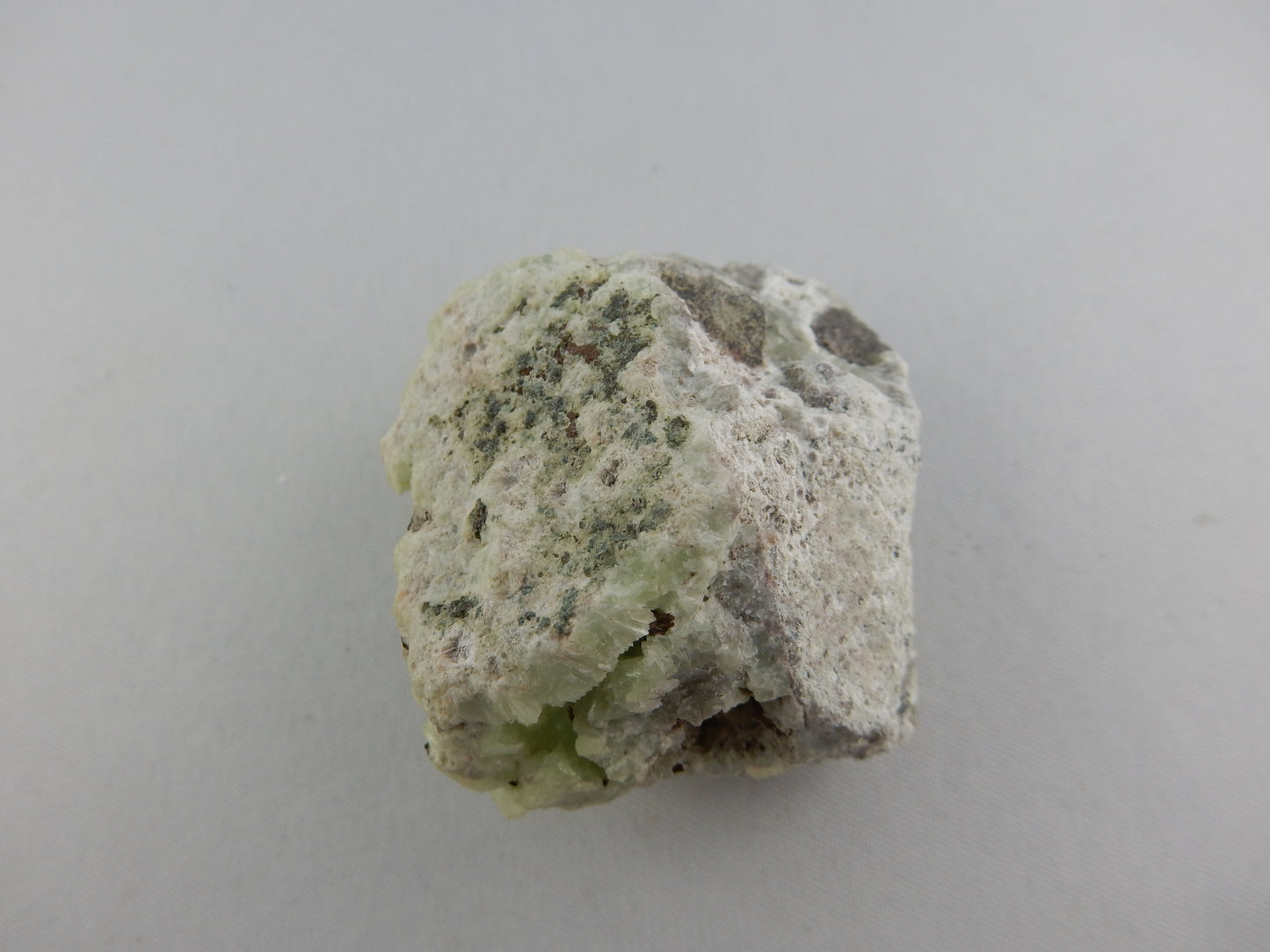 Prehnite and Copper Crystals