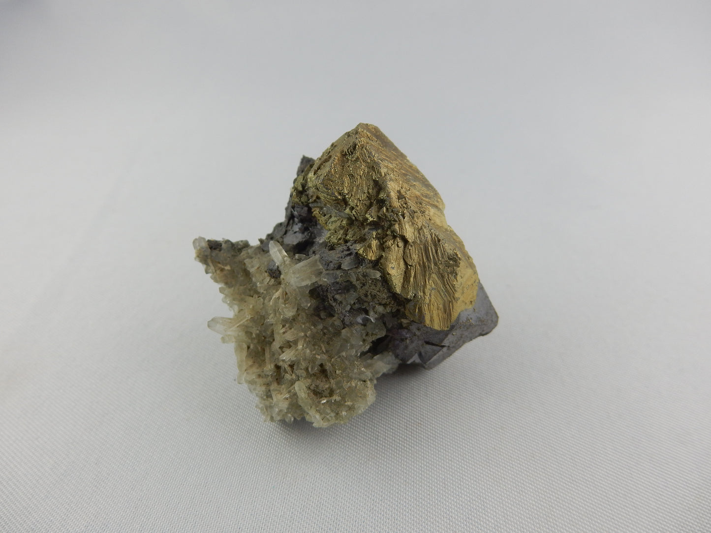 Nice combo specimen of classic galena-pyrite-sphalerite