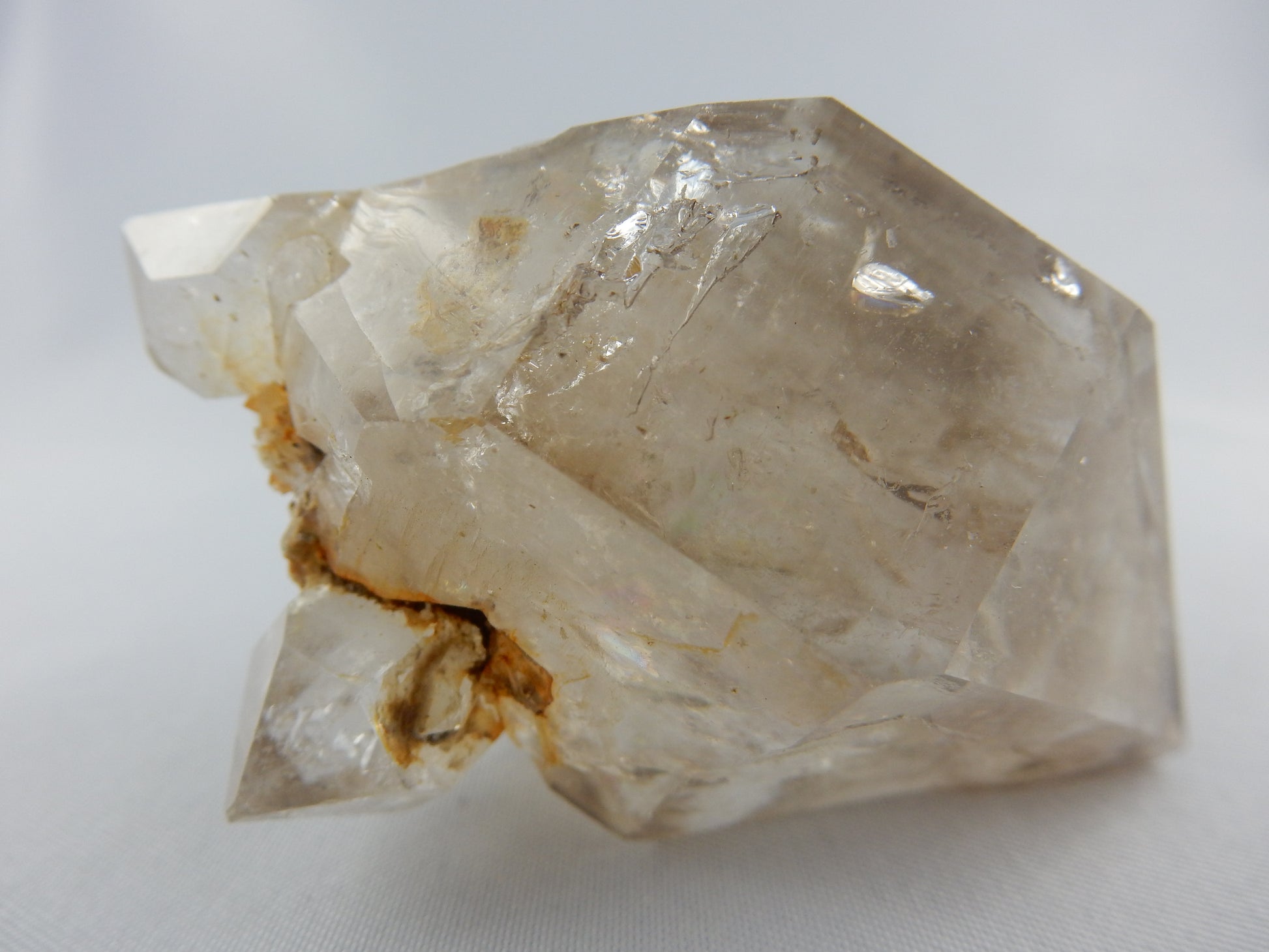 special Quartz cluster classic herkimers - big double terminated plus 3-4 "side cars" attached - gemmy