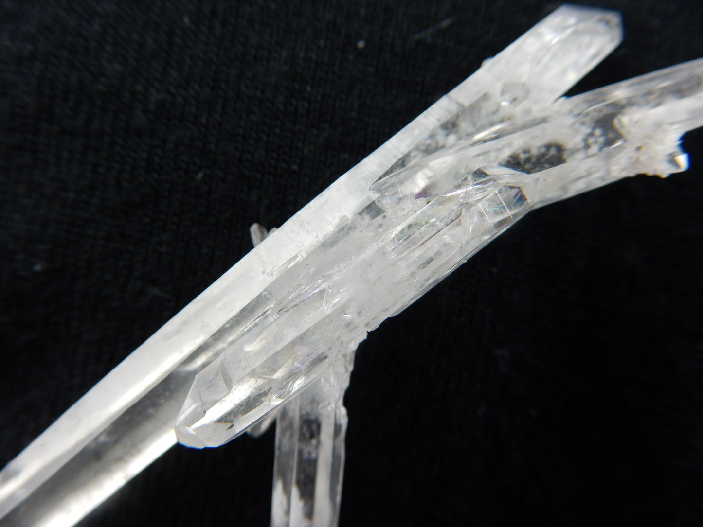 Quartz - double terminated with Hematite
