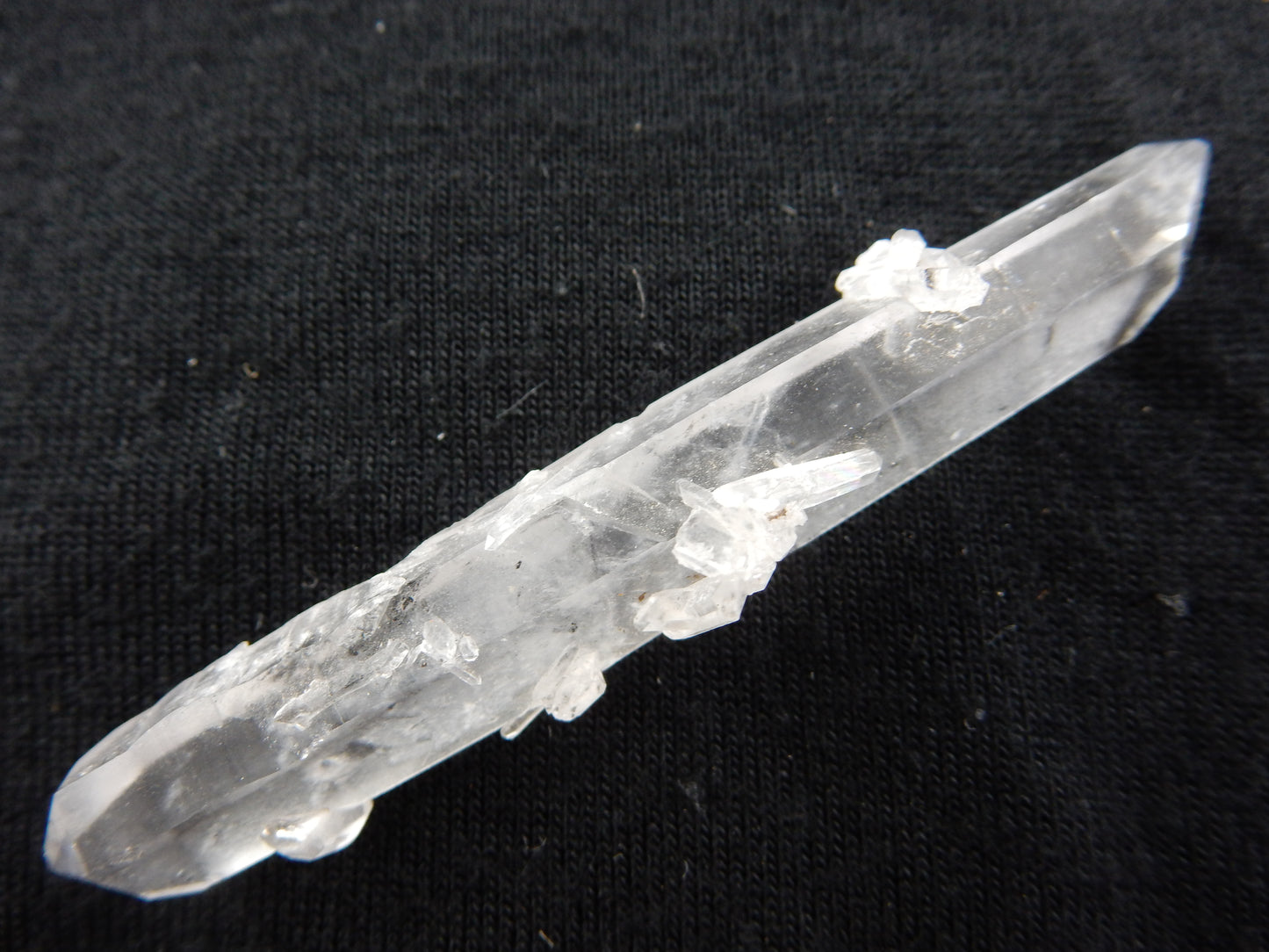 Quartz - double terminated with Hematite