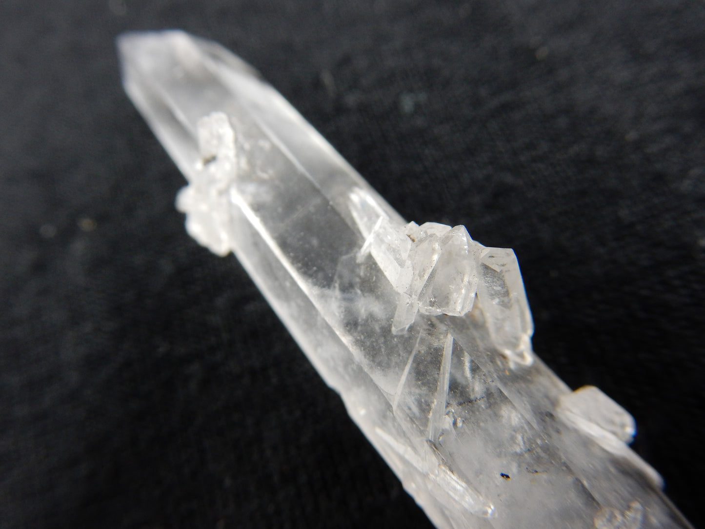 Quartz - double terminated with Hematite