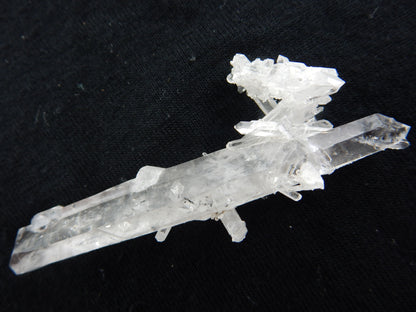 Quartz - double terminated with Hematite