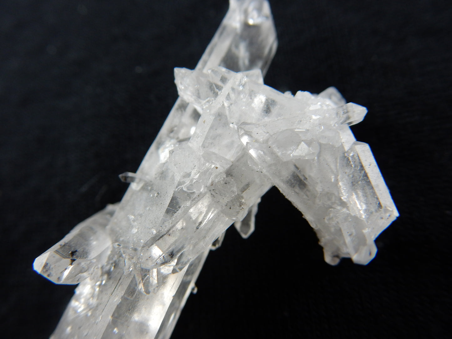 Quartz - double terminated with Hematite