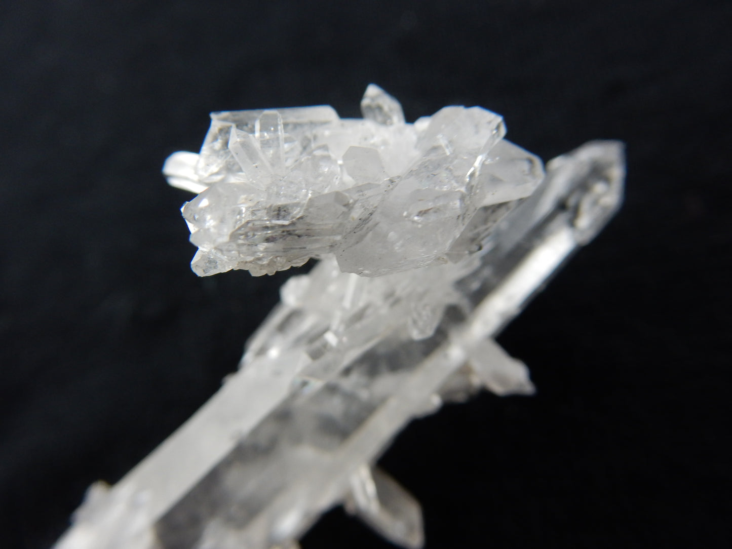 Quartz - double terminated with Hematite