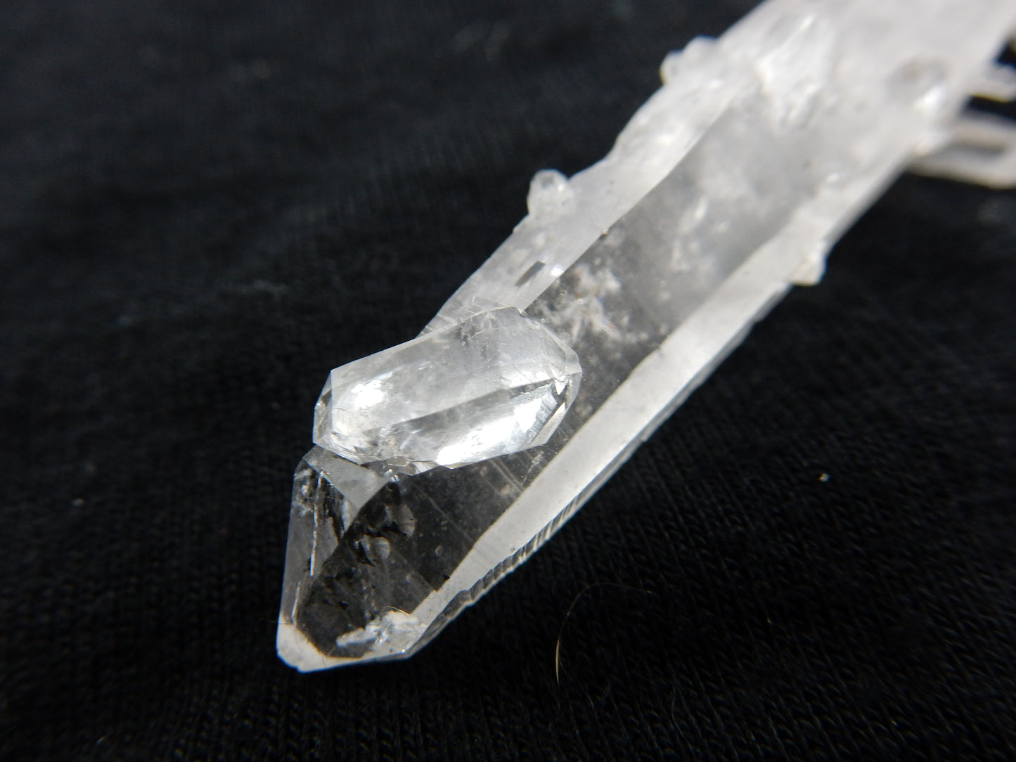 Quartz - double terminated with Hematite