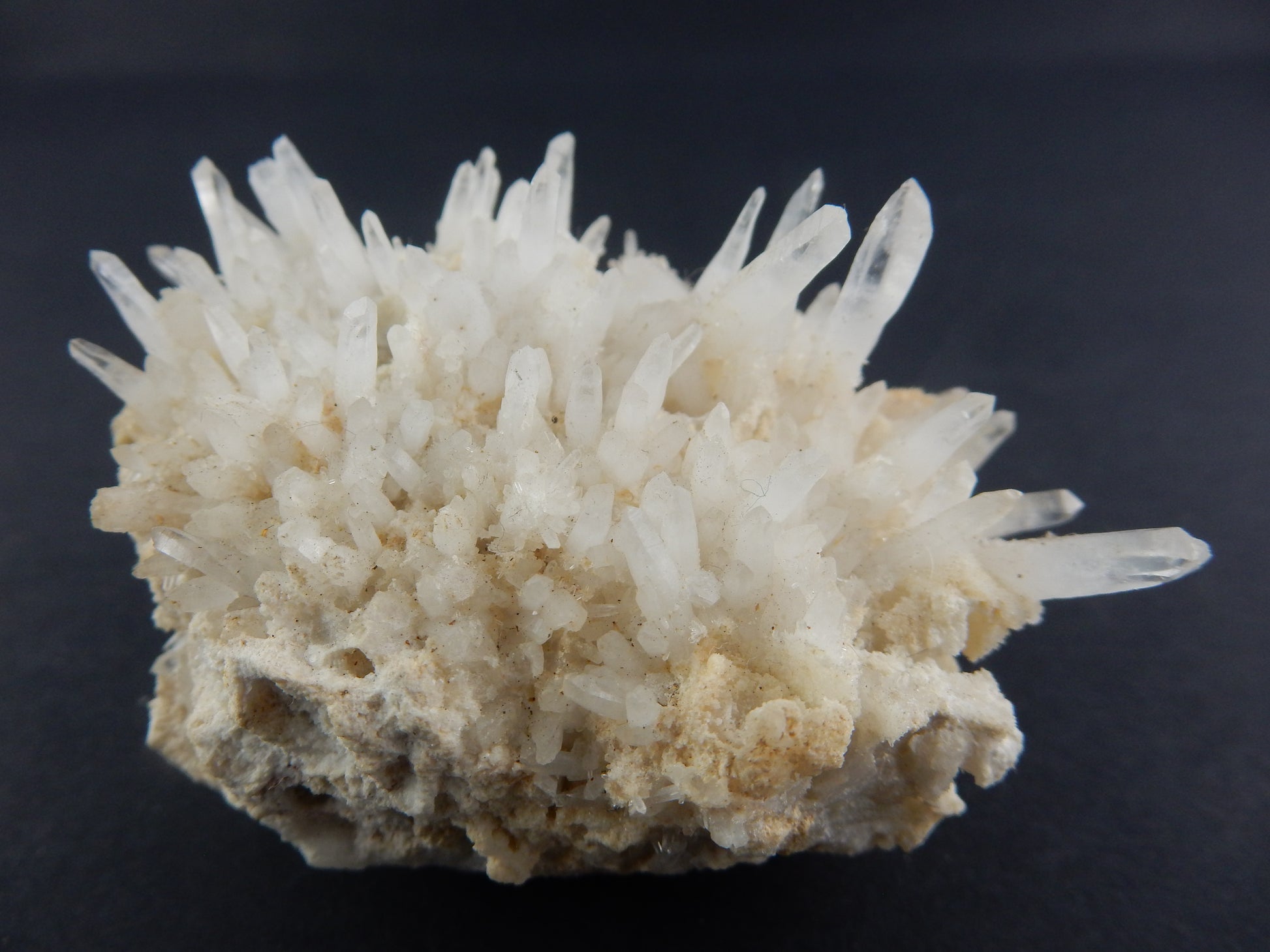 rare New Zealand needle quartz cluster from locally famous locality Maratoto